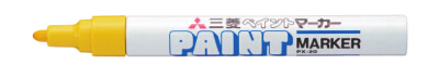 ペイントマーカー中字 黄