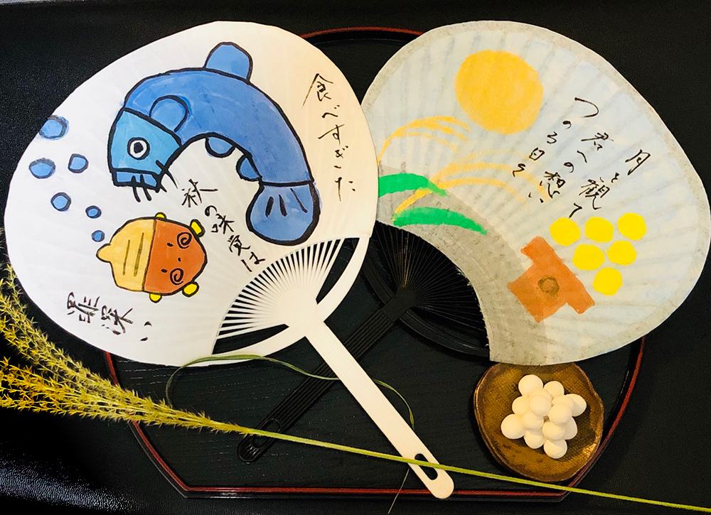 うちわの出来上がり