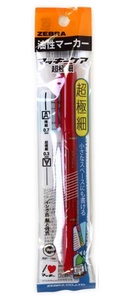 マッキーケア超極細 赤 P-YYTH3-R 【筆記用具 通販サイト】 ブング