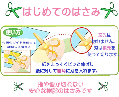 やってみよう! はじめてのはさみ 右手用 MFS それいけ! アンパンマン 4450010A