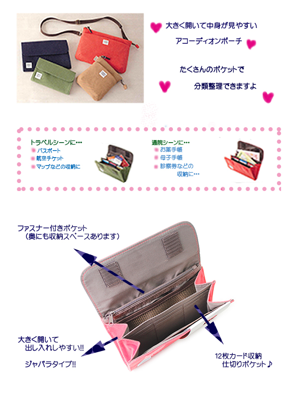 SMART FIT DAYS アコーデイオンポーチS