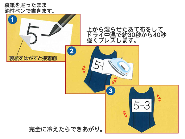 スポーツゼッケン 中サイズ2枚 8cm×15cm  MA-31