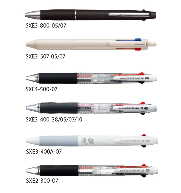 三菱鉛筆 ボールペン替芯 ジェットストリーム 0.5 多色多機能 黒 SXR8005.24