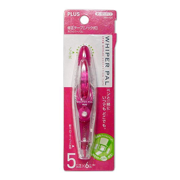 ノック式修正テープパル ピンク WH-035 【消しゴム・修正テープ 通販